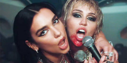 Découvrez le nouveau clip de Miley Cyrus et Dua Lipa !
